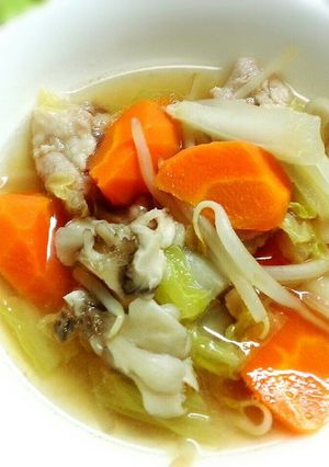 豚肉と野菜のガッツリ中華スープ-レシピのメイン写真