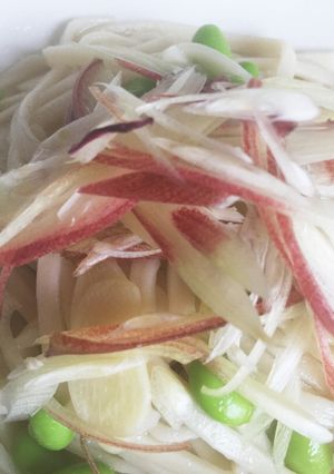 うどんで作るペペロンチーノ-レシピのメイン写真