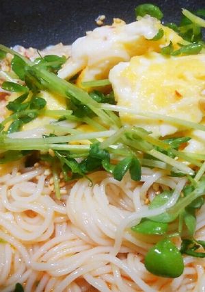 ツナと玉子のピリ辛そうめん-レシピのメイン写真
