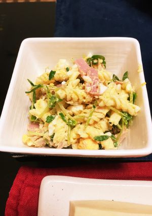 豆苗とマカロニのサラダ♪-レシピのメイン写真