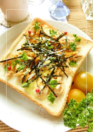 ツナのレモンカレートースト-レシピのメイン写真