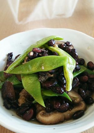 いんげんと黒豆の煮物-レシピのメイン写真