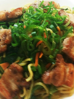 豚バラ肉カリカリ塩だし焼きそば-レシピのメイン写真