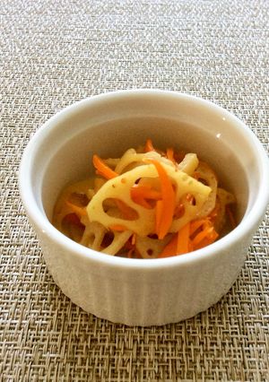 平椀～蓮根のきんぴら-レシピのメイン写真