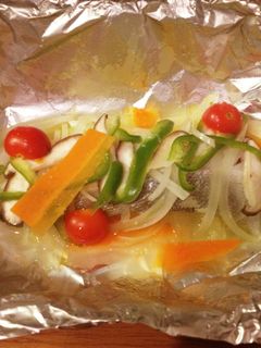 魚と野菜のホイル焼き-レシピのメイン写真