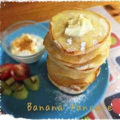 รูปของ バナナのパンケーキ