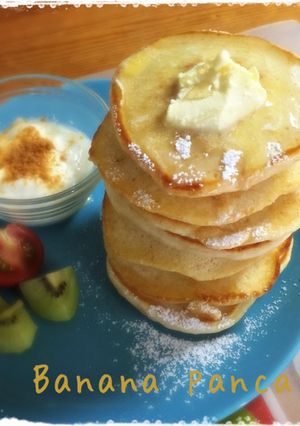 バナナのパンケーキ-レシピのメイン写真