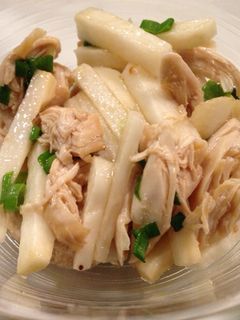 鶏ササミと長芋のポン酢和え-レシピのメイン写真
