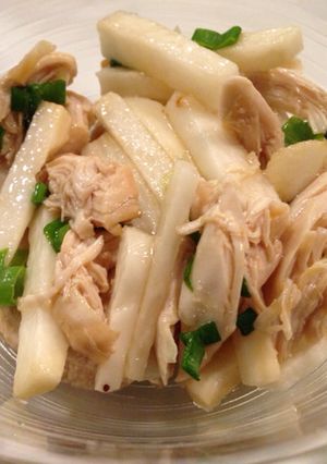 鶏ササミと長芋のポン酢和え-レシピのメイン写真