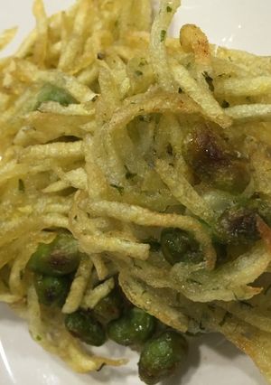 外カリッ！枝豆とじゃがいもの揚げ物♫-レシピのメイン写真