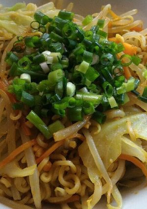 インスタントラーメンでダイエット汁なし麺-レシピのメイン写真