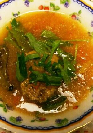 さっぱり夏のハンバーグスープ-レシピのメイン写真