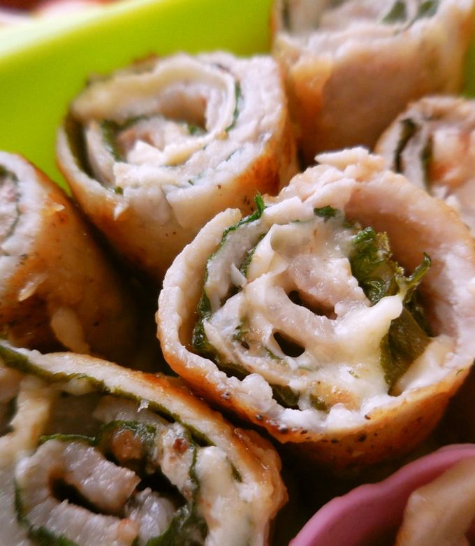 梅大葉チーズで☆くるくる豚ロース焼き-レシピのメイン写真