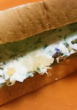 ｹﾝﾐﾝｼｮｰでやってたポテチパンに+@-レシピのメイン写真