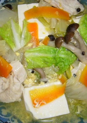 鶏のﾑﾈ肉と豆腐とろっと煮-レシピのメイン写真