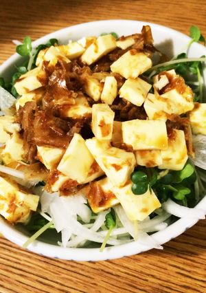 簡単☆チーズおかかサラダ-レシピのメイン写真