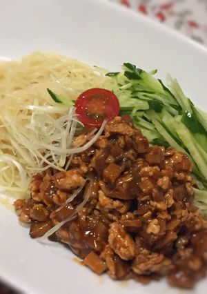低脂肪 ♪ ノンオイル ジャージャー麺-レシピのメイン写真