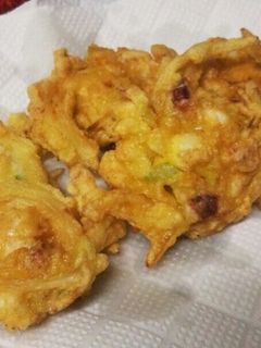 イカネギふわっとかきあげ♪-レシピのメイン写真