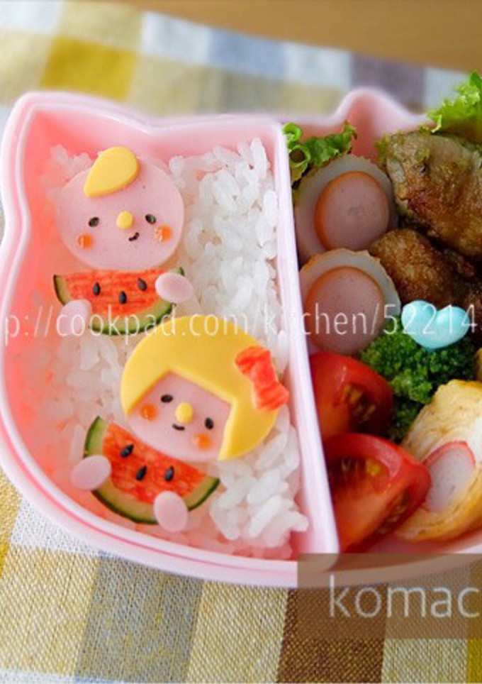 幼稚園 お弁当♡すいか 簡単-レシピのメイン写真