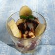 残り物のスポンジで作るパフェ