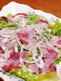 タンスモークのヨーグルトサラダ-レシピのメイン写真