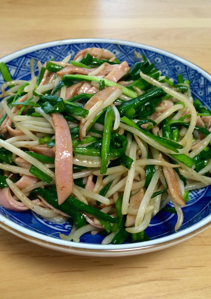 簡単安い！もやしとニラとハムの炒め物♡-レシピのメイン写真