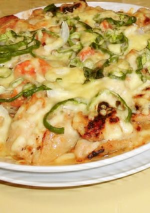 塩トマトでジューシー♪ピザ風チキン-レシピのメイン写真