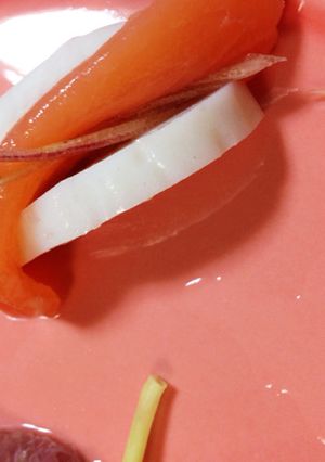 カマボコと☆サーモンのおつまみ-レシピのメイン写真