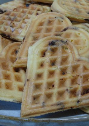 チョコチップワッフル-レシピのメイン写真