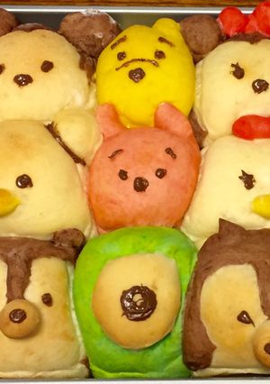 ツムツムちぎりパン-レシピのメイン写真