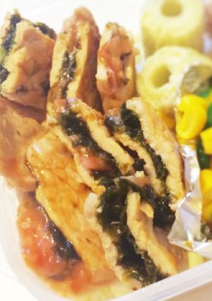 海苔と梅干しのサッパリ豚のヘルシーソテー-レシピのメイン写真