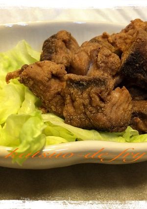 釣り魚《宗田鰹の唐揚げ塩レモンペースト》-レシピのメイン写真