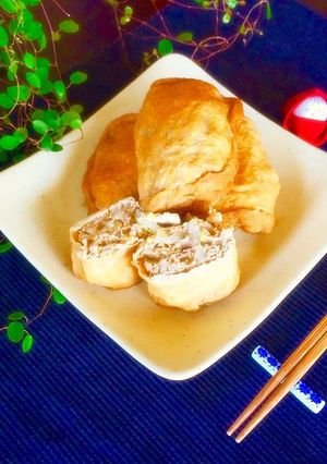悶絶！稲荷餃子？！∑(ﾟДﾟ)-レシピのメイン写真