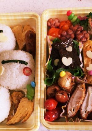 簡単キャラ弁-レシピのメイン写真