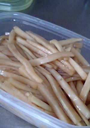 大根の皮のポン酢漬け-レシピのメイン写真