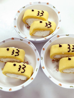 市販ロールケーキで簡単-レシピのメイン写真