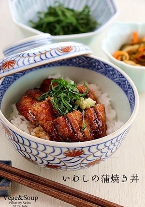簡単にできて、濃厚な旨味♪　鰯の蒲焼き丼-レシピのメイン写真