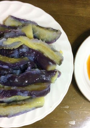 ポン酢で食べる超簡単つるっとナス！-レシピのメイン写真