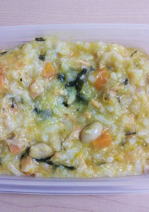 炊飯器で離乳食!鮭かぼちゃドリア-レシピのメイン写真