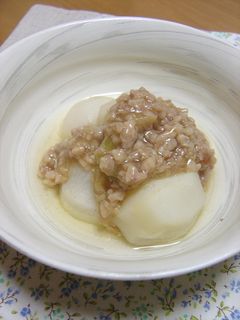 かぶのそぼろあんかけ-レシピのメイン写真