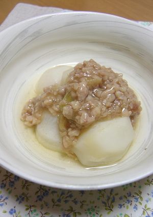 かぶのそぼろあんかけ-レシピのメイン写真