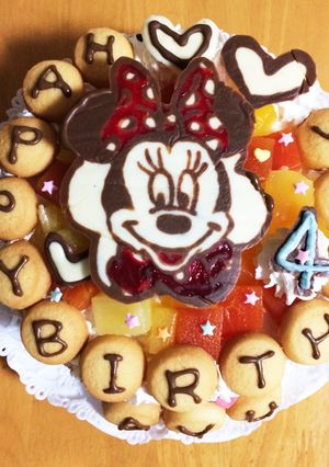 ケーキ ミニーちゃん-レシピのメイン写真