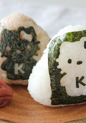 ハローキティカットのり（おにぎり）-レシピのメイン写真