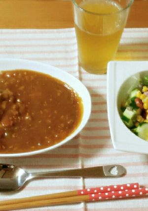 キーマカレー風の甘口カレー-レシピのメイン写真
