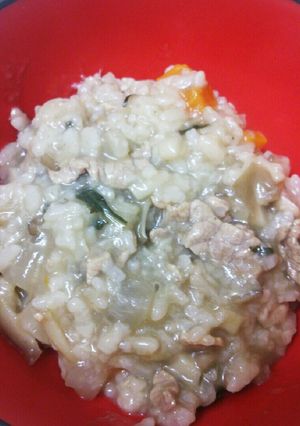 炊飯器で離乳食!!牛ごぼうご飯-レシピのメイン写真
