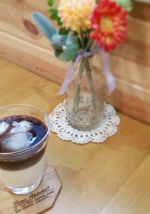 簡単☆ツートンコーヒー・二層カフェオレ-レシピのメイン写真