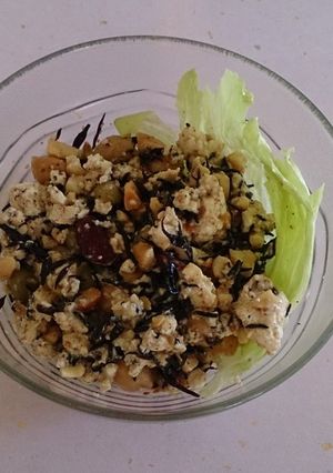 ひじきと豆の簡単豆腐サラダ-レシピのメイン写真