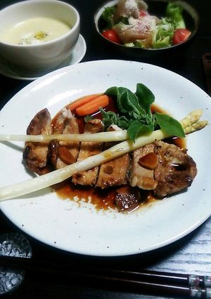 ニンニク醤油ソース★豚ロースのステーキ★-レシピのメイン写真