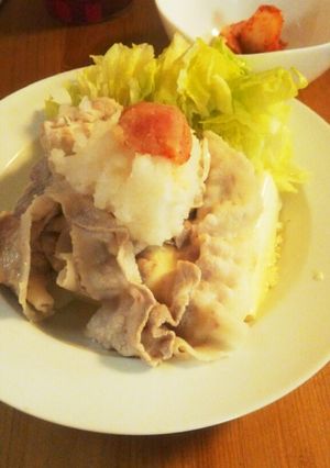 低糖質！温豆腐のおろし豚しゃぶ☆-レシピのメイン写真