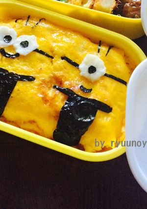 簡単ミニオン キャラ 弁当-レシピのメイン写真